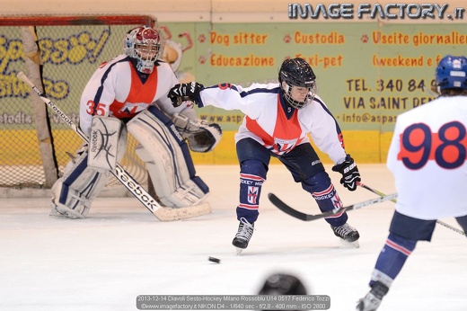 2013-12-14 Diavoli Sesto-Hockey Milano Rossoblu U14 0517 Federico Tozzi